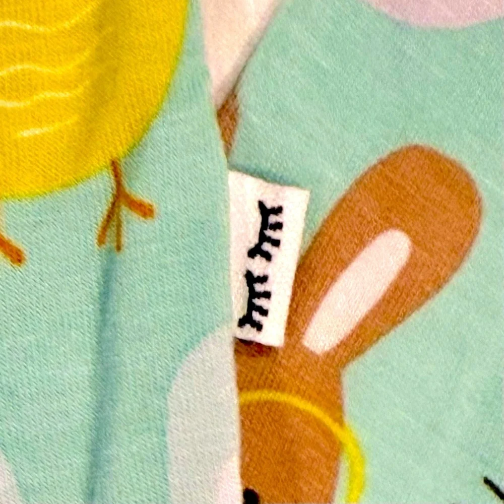 Little Sleepies Pastel Parade Two Piece Pajama Set Boys 2T Girls Bamboo Easter